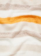 Stripe Print Sweater, Orange Pattern
