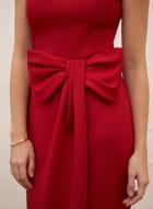 Bow Detail Dress, Teaberry