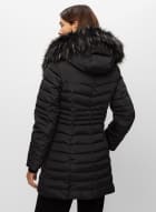 Sustainable Quilted Coat, Black