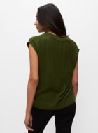 Short Sleeve Sweater, Cactus