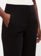 Bi-Stretch Culotte Pants, Black