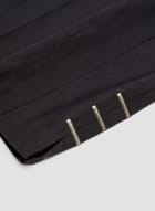 Slit Detail Pull-On Pants, Black