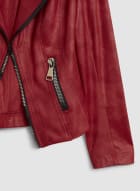 Vex - Zip Detail Jacket, Merlot