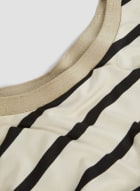 Stripe print Top, White Pattern