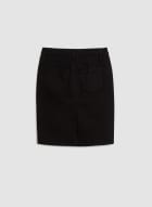 Essential Denim Skirt, Black