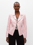 Vex - Zip Detail Jacket, Pink Lady