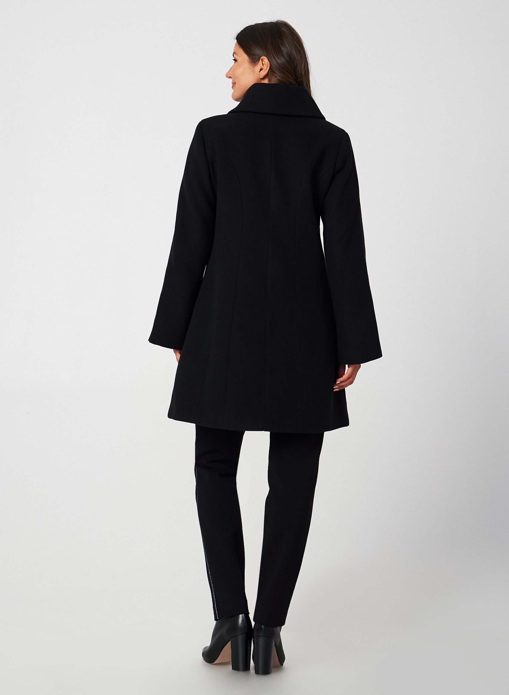 A-Line Wool-Like Coat | Laura