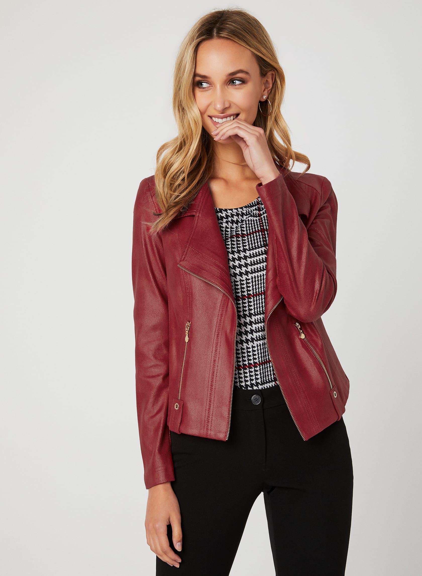 Vex - Faux Leather Jacket | Laura