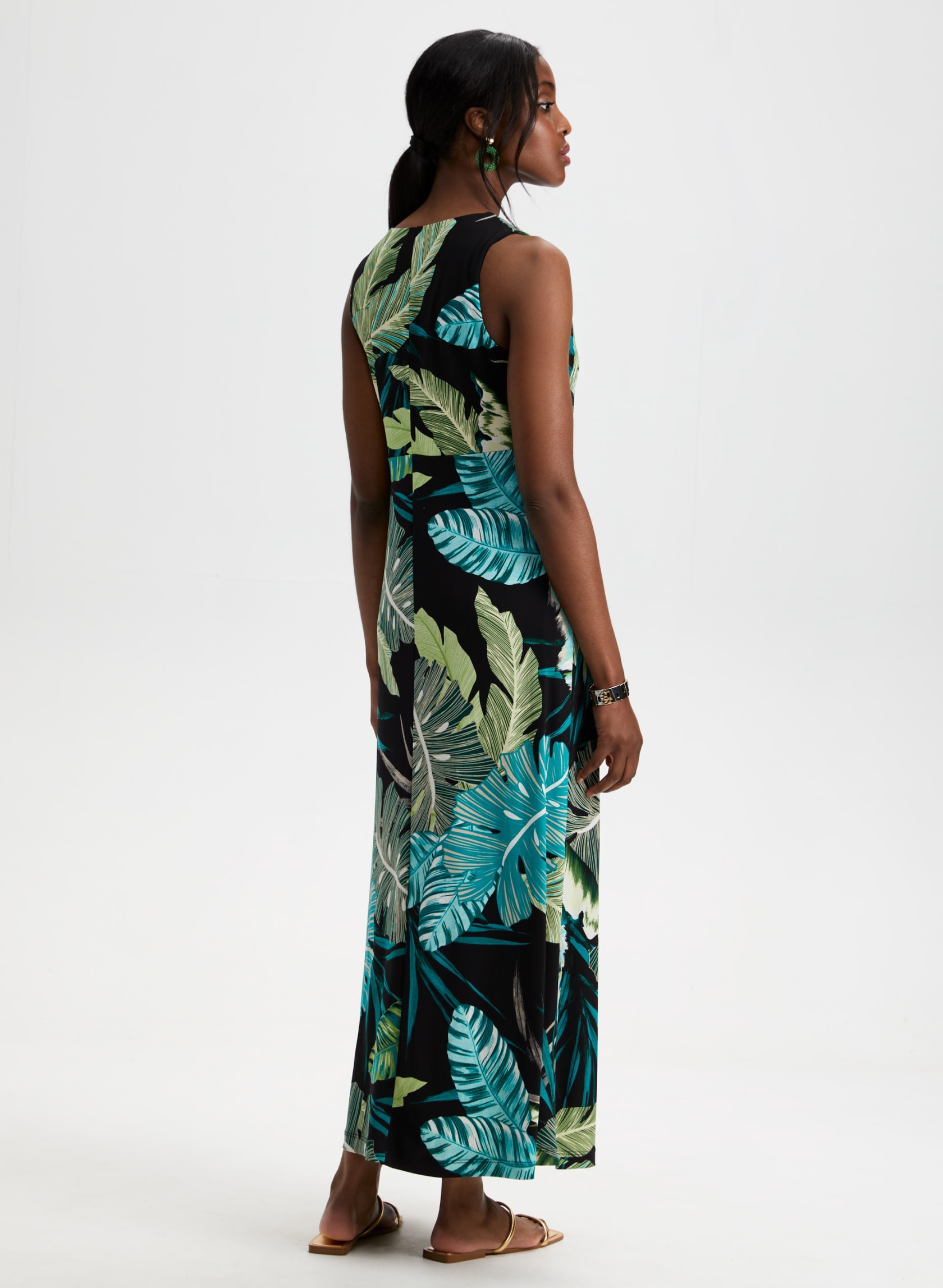 Tropical Print Maxi Dress Laura 4894