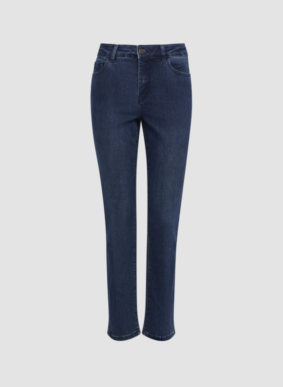 Essential Straight Leg Jeans, Light Blue