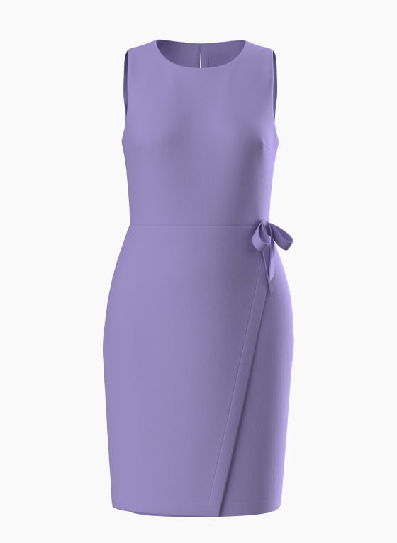 Bow Detail Dress, Soft Iris 