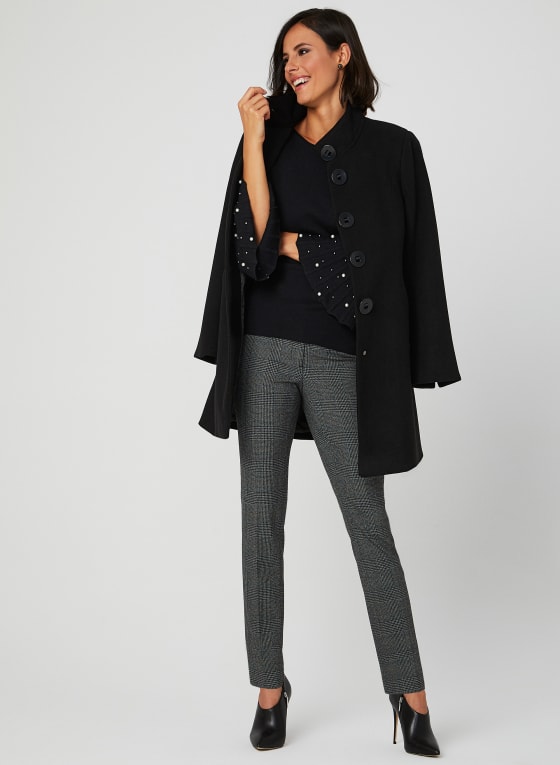 Marina V - Bell Sleeve Sweater, Black