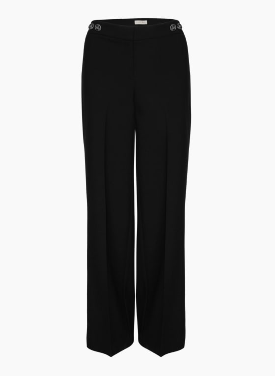 Pantalon coupe moderne bi-stretch, Noir