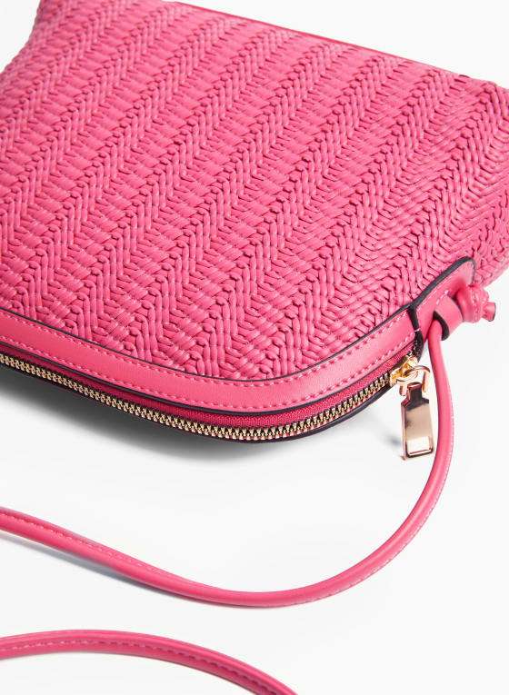 Braid Detail Handbag, Fuchsia
