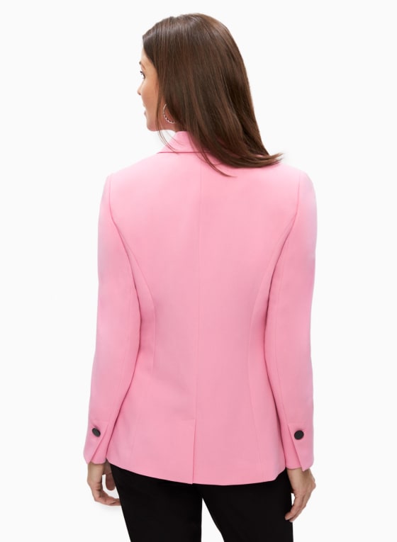 Long Sleeve Button Detail Jacket, Cotton Candy 