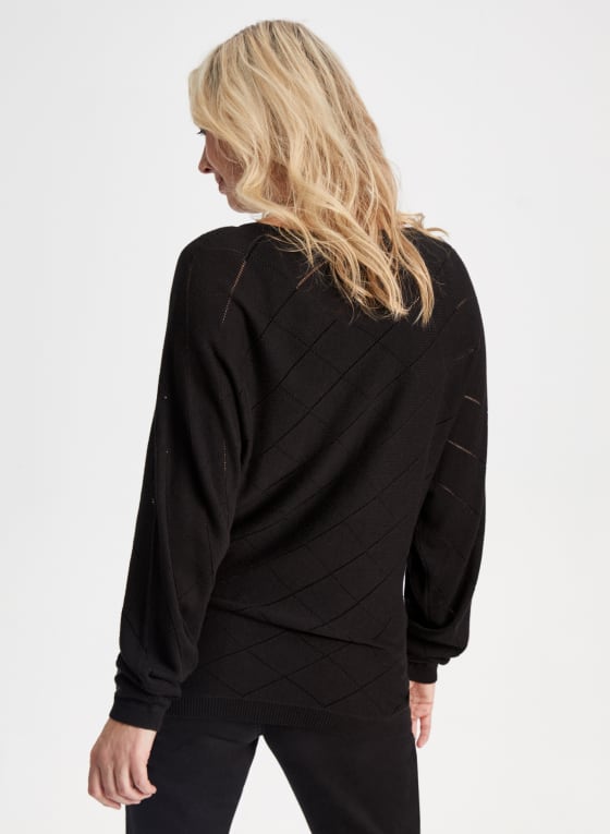 Argyle Sweater, Black