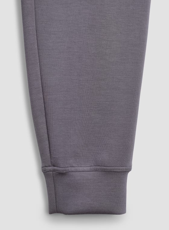 Pantalon cargo à détail de clous, Ombré gris