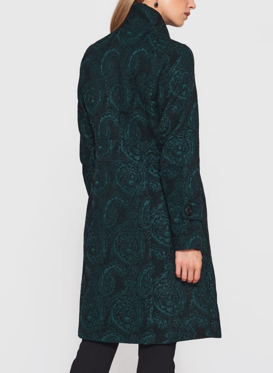 Stand Collar Tapestry Coat | Melanie Lyne