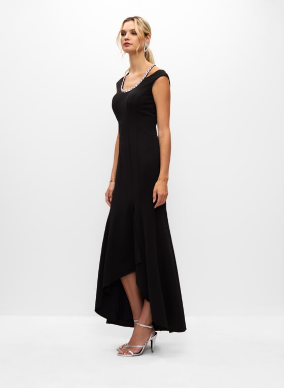 BA Nites - Jewel Neck Dress, Black