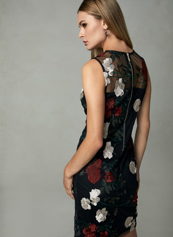 Frank Lyman - Floral Embroidery Mesh Overl... | Melanie Lyne