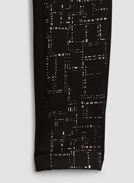 Joseph Ribkoff - Pantalon à coupe étroite et motif abstrait, Motif noir