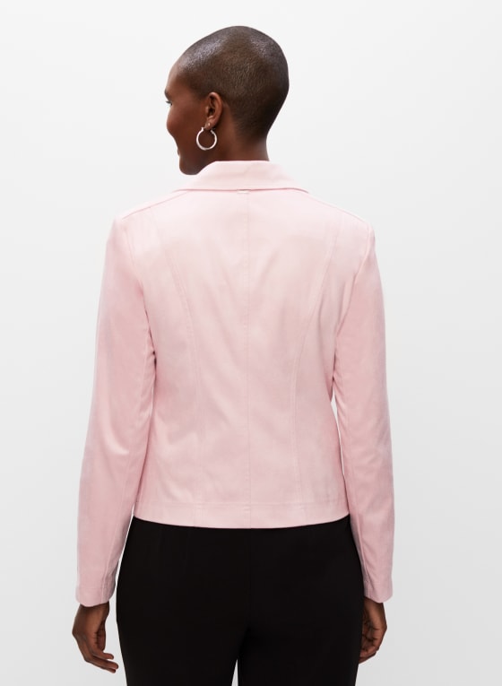 Vex - Zip Detail Jacket, Pink Lady