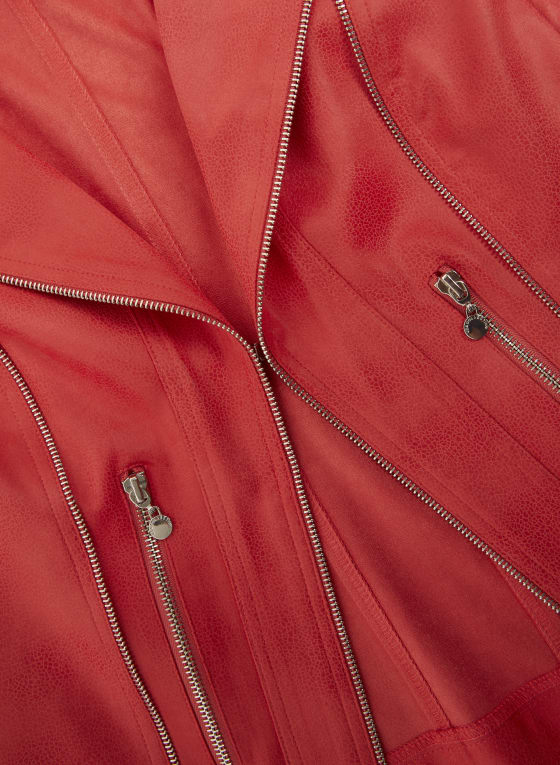 Vex - Tab Detail Jacket, Orange