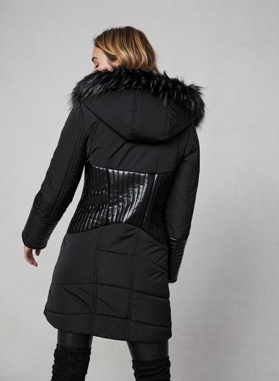 Northside - Quilted Coat With Hood | Melanie Lyne