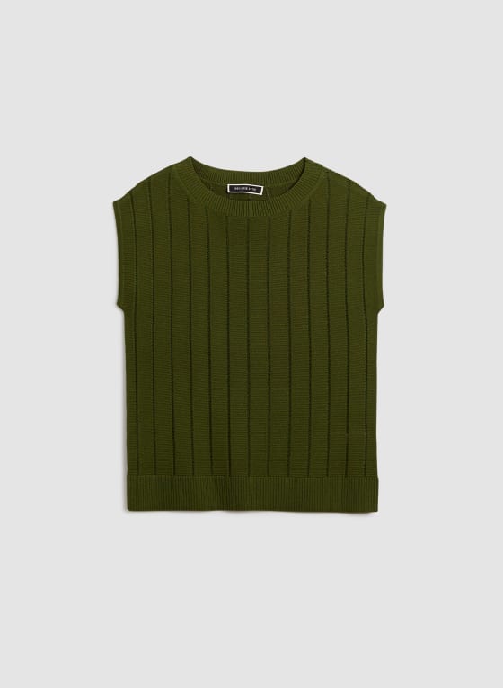 Short Sleeve Sweater, Cactus